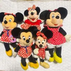 ディズニー　当時物　ミニーマウス　ぬいぐるみ