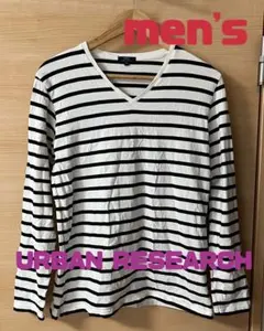MENS【URBAN RESEARCH】ボーダー　カットソー　Ｔシャツ