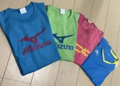 【4枚で1250円】ミズノ　Mizuno 部活Tシャツ　バドミントン