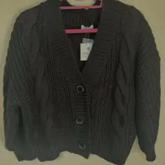 earth music&ecology ケーブル編みカーディガン