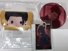 呪術廻戦 セガラッキーくじ 夏油３点セット　缶バッジ ミニポーチ ステッカー