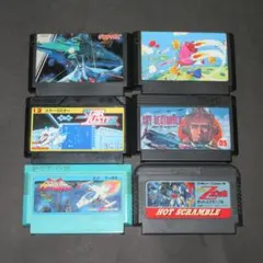 ファミコンソフト ６本　まとめ売り　定番シューティングセット２　動作確認済