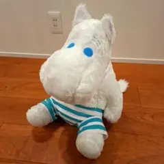 【美品 未使用品】お座りムーミン ぬいぐるみ