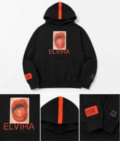 ELVIRA パーカー ブラック