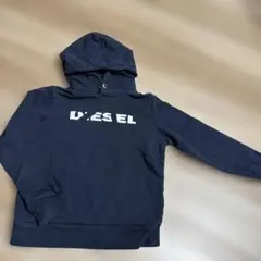 DIESEL ネイビーフード付トレーナー　130-140のサムネイル