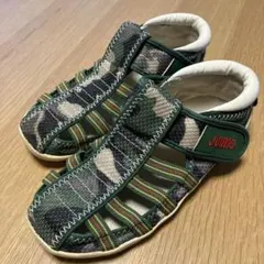 限定値下げ JUNK STORE カモフラージュ サンダル 21.0cm