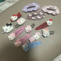 ハローキティ ヘアピン 13個セット まとめ売り サンリオ キティちゃん 13点