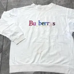 激レア★ 90s 白タグ Burberrys オールドバーバリー スウェットのサムネイル