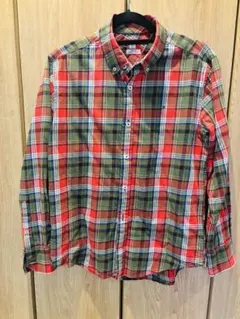 TOMMY HILFIGER チェック柄長袖シャツ L
