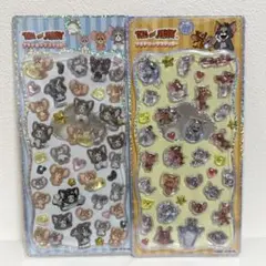 【早い者勝ち☆】トムとジェリープチドロップステッカー 2枚セット 海外製品