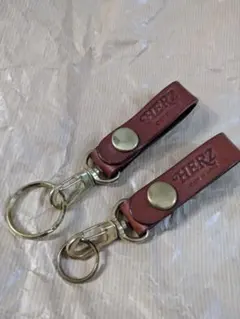 HERZ キーホルダー 2点セット チョコ