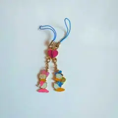 東京ディズニーリゾート ドナルド デイジー ペアストラップ ハート