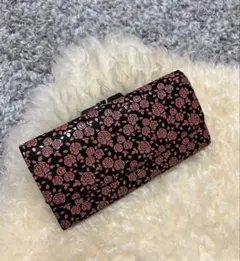 美品】印傳屋 リュオラ 長財布 ピンク - メルカリ