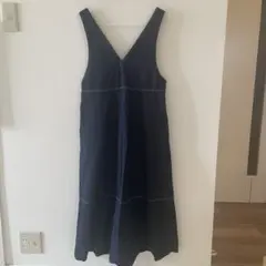 GU デニムワンピース サイズM ノースリーブ ワンピース マキシ