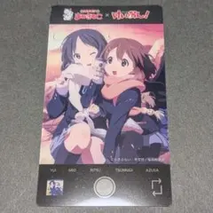 けいおん！ まねきねこ コラボ 秋山澪 & 平沢唯 クリアカード
