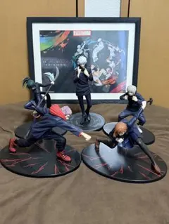 お買い得！呪術廻戦 フィギュア 5体セット ！ 一番くじ 新品タペストリー付き！