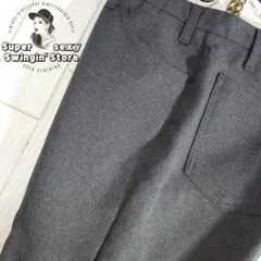 リーバイス アクションスラックス W33相当 グレー セミフレア