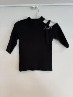 MURUAワンショルダーベルトニット