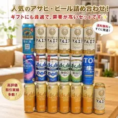 缶ビール・発泡酒 詰め合わせ 18本セット　500mlまとめ売りのサムネイル