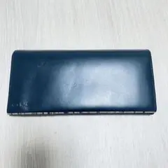 ポールスミス　財布　ブラック　本革　マルチストライプ　ロゴ入り