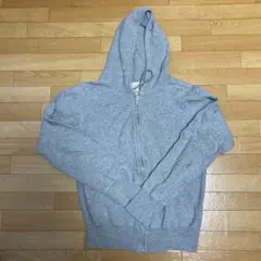 訳あり品！two moon グレー ジップアップ パーカー