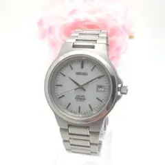 稼働/箱付き】SEIKO SOLAR TITANIUM 腕時計 青針 軽量 - メルカリ