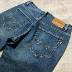 【EDWIN】エドウィン E1993 ヴィンテージ加工 テーパードデニムパンツ