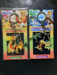劇場版　ポケットモンスター キミにきめた メタルキーチェーン 2点セット