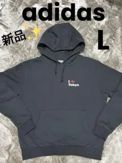 【新品】adidas I love Tokyo パーカー♡ブラックL