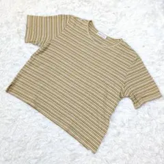 シンプルライフSIMPLE LIFE ボーダー 綿100% Tシャツ 日本製 Fのサムネイル