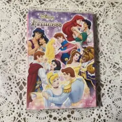 【新品未開封】　ディズニープリンセス ブック型メモ帳 シール付き　日本製