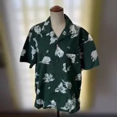 パラスパレス　花柄　アロハシャツ　綿100%のサムネイル