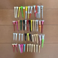 ゴルフティー 約50本 多色入り