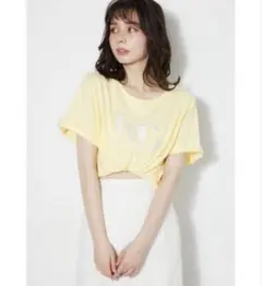 rienda Tシャツ 黄色 イエローのサムネイル