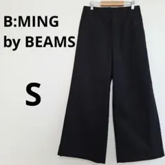 ビームス B:MING by BEAMS ワイドパンツ ブラック S