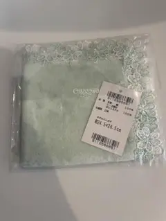 【新品】近沢レース　タオルハンカチ　クローバー