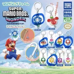 つながリングチャーム　スーパーマリオブラザーズ ワンダー　ガチャ　5種セット
