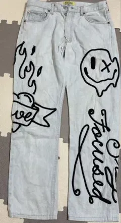 GAME OVER デニムパンツ グラフィックのサムネイル
