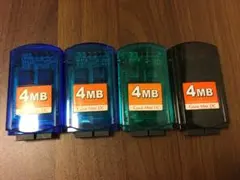 GAME MAK DC 4MB　ドリームキャスト・メモリーカード ４個セット