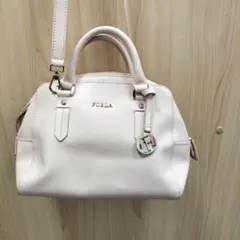FURLA フルラ ハンドバッグ ショルダーバッグ 2way ゴールドロゴ