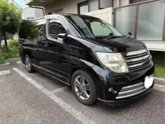 ステップワゴン RK後期 ヘッドライト 左右、赤エンブレム加工後期