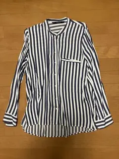 ZARA BASIC ストライプ長袖シャツ