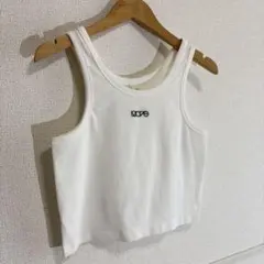 H＆M【リブタンクトップ ショート丈 クロップド丈】のサムネイル