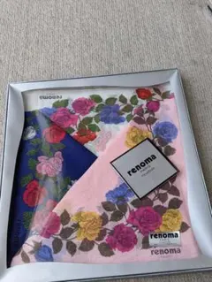 renoma 花柄ハンカチ 3枚セット