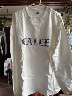CALEE 長袖カットソー ホワイト XLのサムネイル