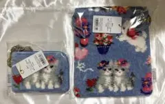 フェイラー FEILER モンプティシャ ライトブルー ミニポーチ 巾着set