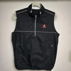 ブラック ジップアップ ベスト le con sportif