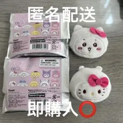 ちいかわ　サンリオ　シークレットヘアクリップ　ちいかわ　ハローキティ　セット