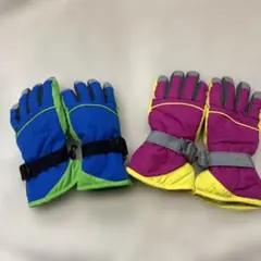 キッズ スノーグローブ 手袋 セット