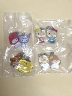サンリオキャラクターズ　なかよしドロップチャーム　4種コンプリート　ガチャ